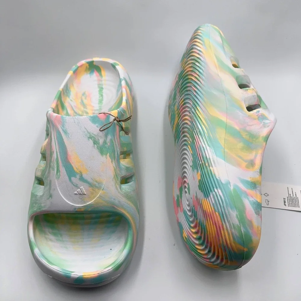 Mens Size 16 Adidas Slide Sandals adiFOM IIInfinity Mint Green White Pink JP9012